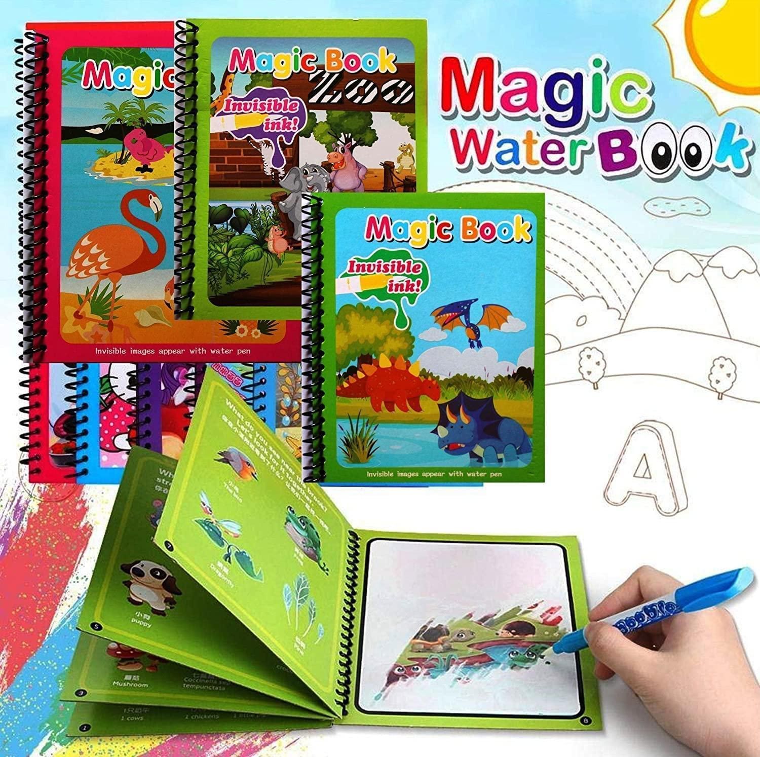 Reusable Magic Water Painting Book Aftitude Com   4389076668 