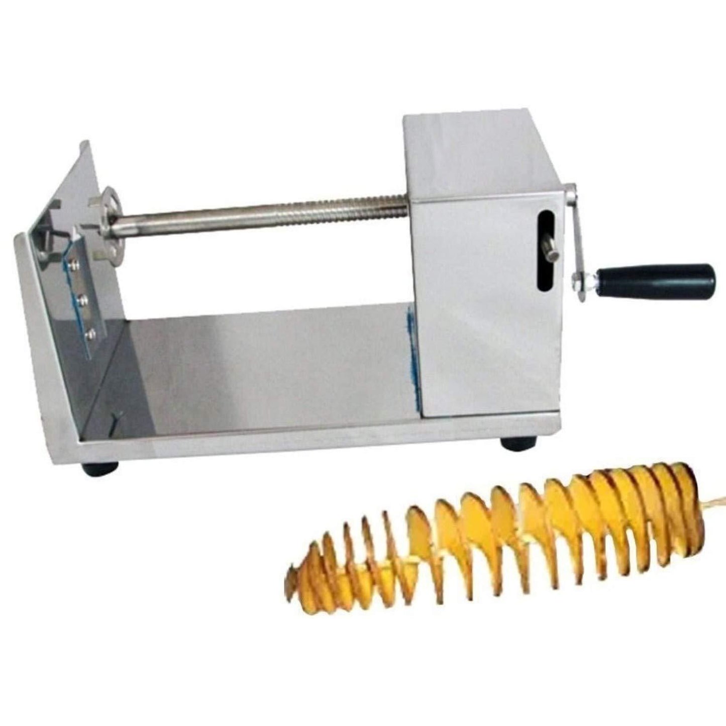 Stainless Steel Iron Potato Spiral Cutter Machine