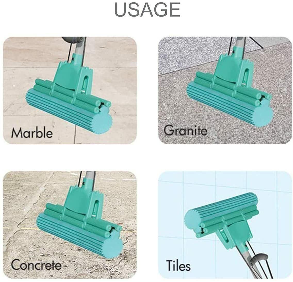 Multi-Purpose Foldable Floor Cleaning Squeeze Mop Wiper (Assorted)