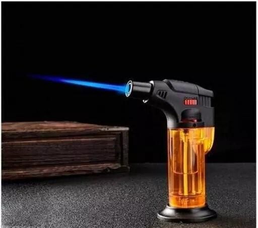 Windproof Jet Flame Butane Torch Lighter Pocket Lighter